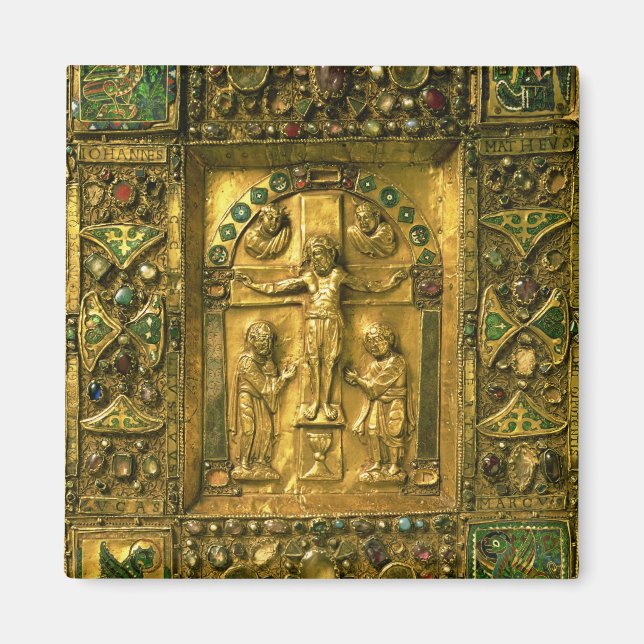 Gospel Cover, Ottonisch, Deutschland, 11. Jahrhund Magnet (Vorne)