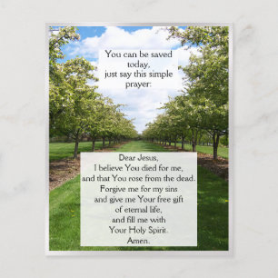 Gospel Tract Flyer