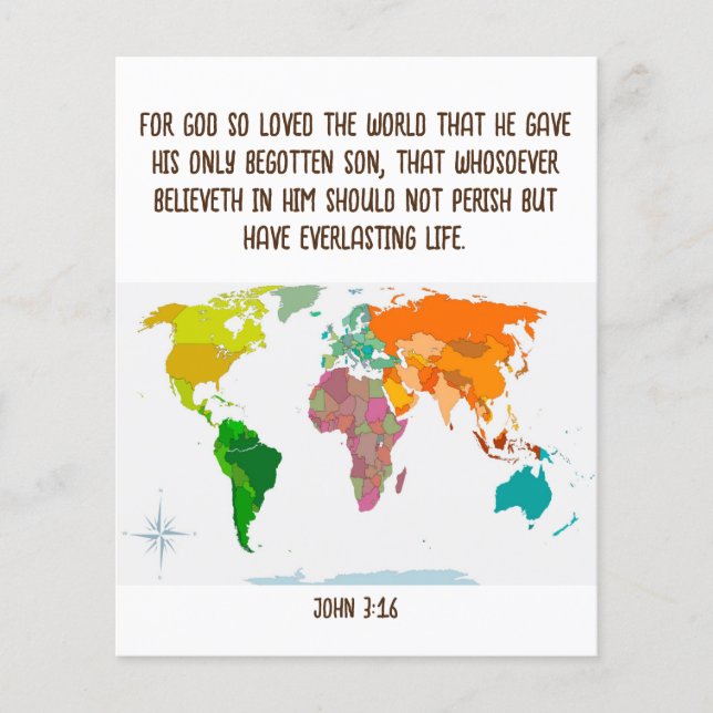 Gospel Tract Flyer (Vorne)