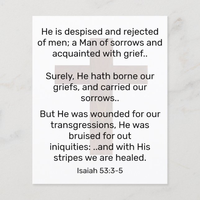 Gospel Tract Flyer (Vorne)