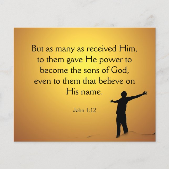 Gospel Tract Flyer (Vorne)