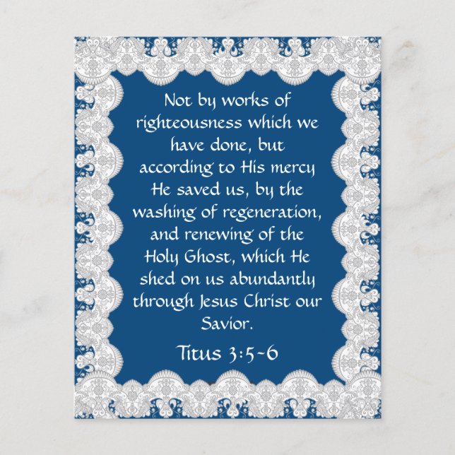 Gospel Tract Flyer (Vorne)