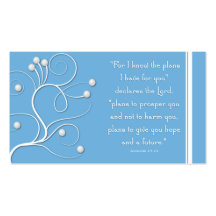 Gospel Tract Plan of Salvation Blue Swirl