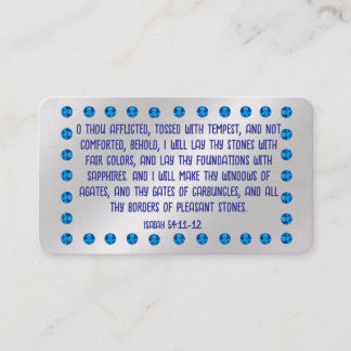 Gospel-Traktkarte Visitenkarte