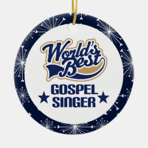 Gospelsänger-Geschenk-Verzierung Keramikornament