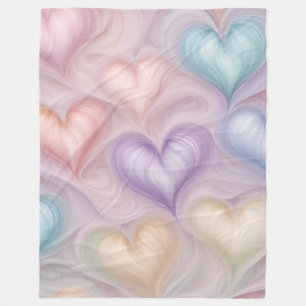Gossamer Hearts Fleecedecke