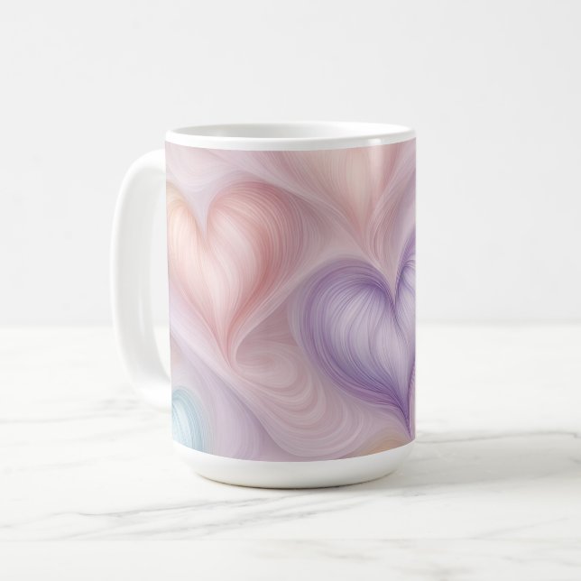 Gossamer Hearts Kaffeetasse (Vorderseite Links)