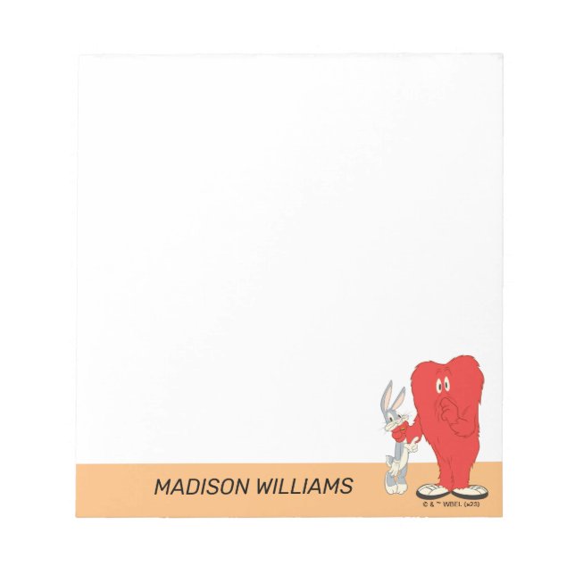 Gossamer Holding BUGS BUNNY™ Notizblock (Vorderseite)