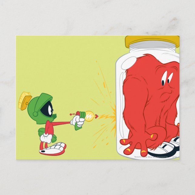 Gossamer in einem Glas - Farbe Postkarte (Vorderseite)