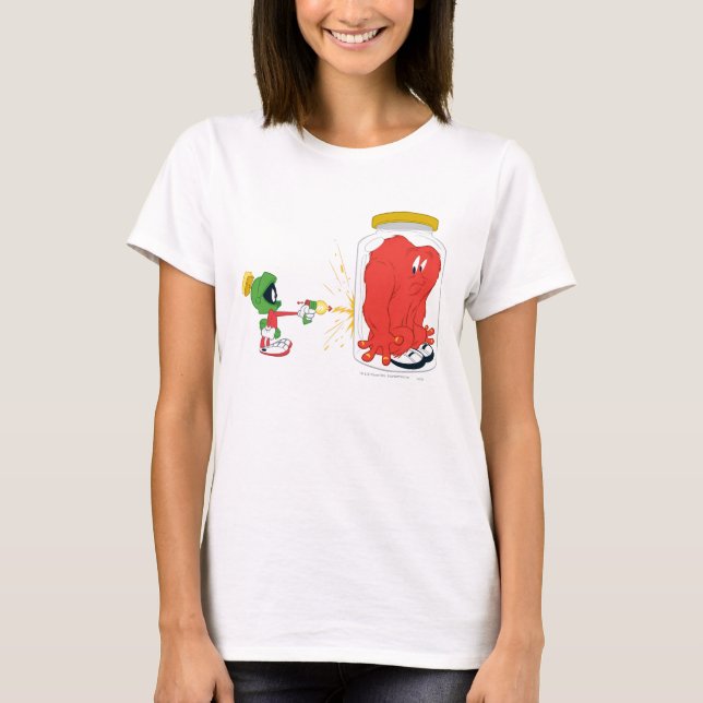 Gossamer in einem Glas - Farbe T-Shirt (Vorderseite)