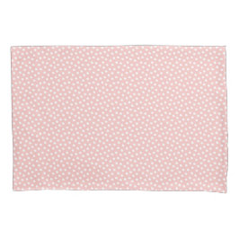 Gossamer Pink Watercolor Dots Pillow Case Kissenbezug