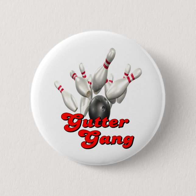 Gosse-Gruppen-Bowling Button (Vorderseite)