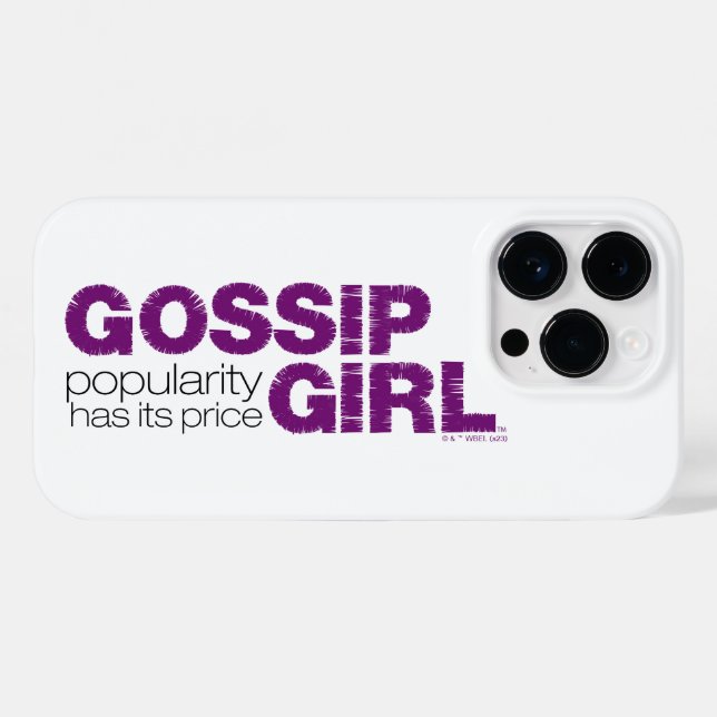 Gossip Girl - Beliebtheit hat ihren Preis Case-Mate iPhone Hülle (Rückseite (Horizontal))