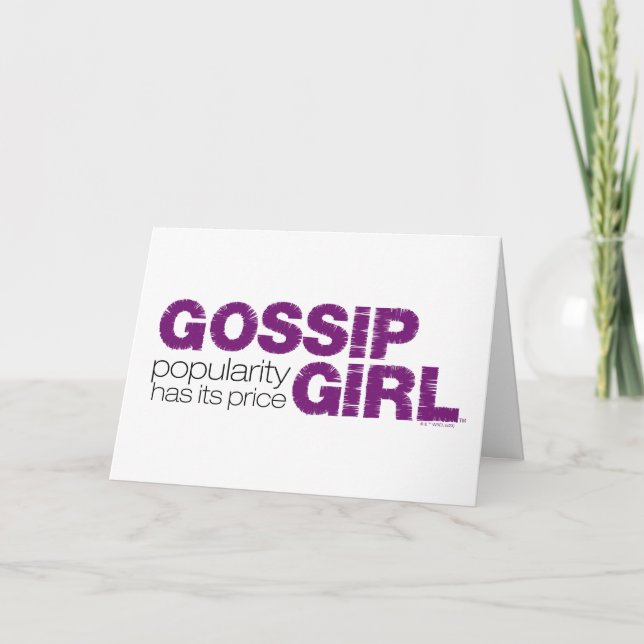 Gossip Girl - Beliebtheit hat ihren Preis Karte (Vorderseite)