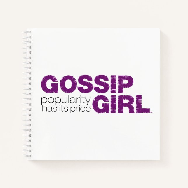 Gossip Girl - Beliebtheit hat ihren Preis Notizbuch (Vorderseite)