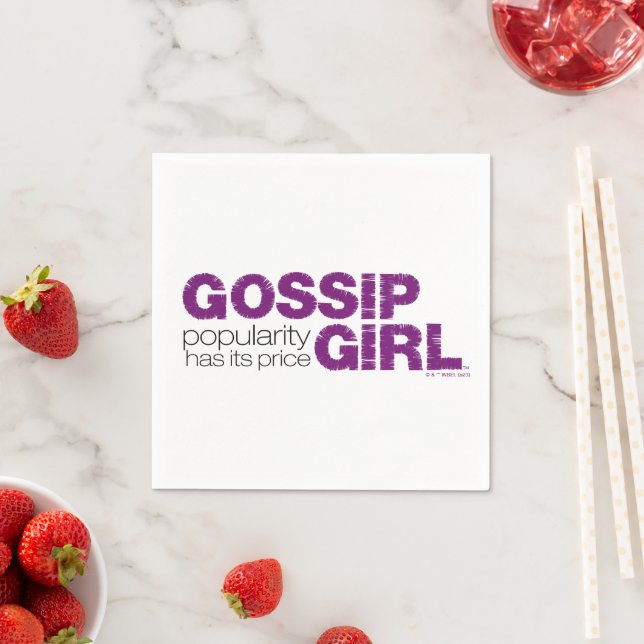 Gossip Girl - Beliebtheit hat ihren Preis Serviette (Beispiel)