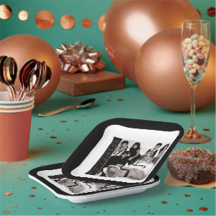 Gossip Girl Black and White Group Graphic Pappteller