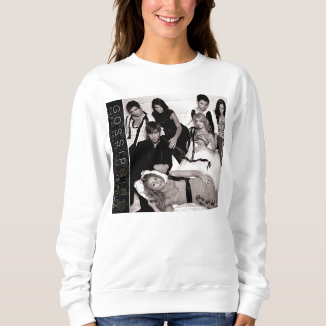 Gossip Girl Black and White Group Graphic Sweatshirt (Vorderseite)