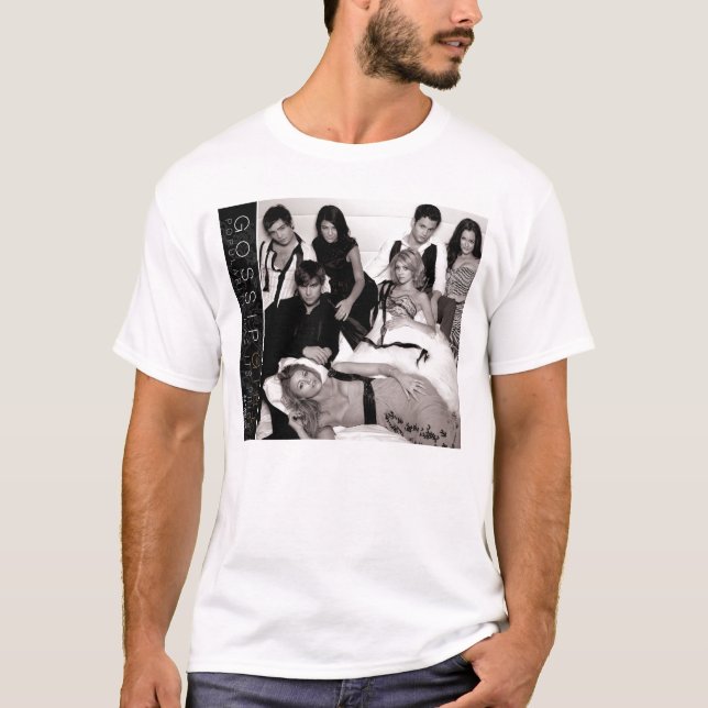 Gossip Girl Black and White Group Graphic T-Shirt (Vorderseite)