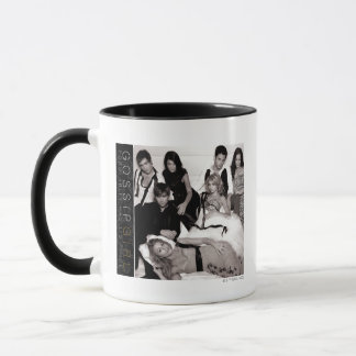 Gossip Girl Black and White Group Graphic Tasse