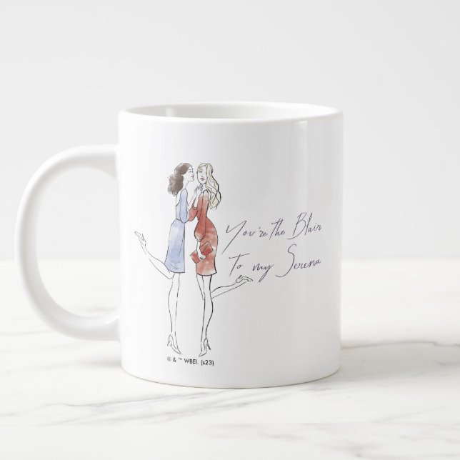 Gossip Girl - Du bist der Blair meiner Serena Jumbo-Tasse (Links)