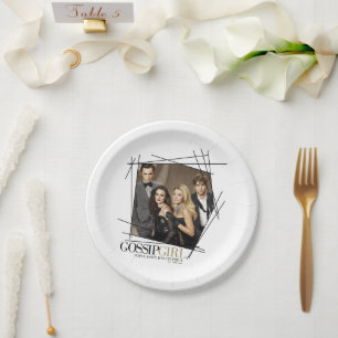 Gossip Girl Glamour Group Graphic Pappteller