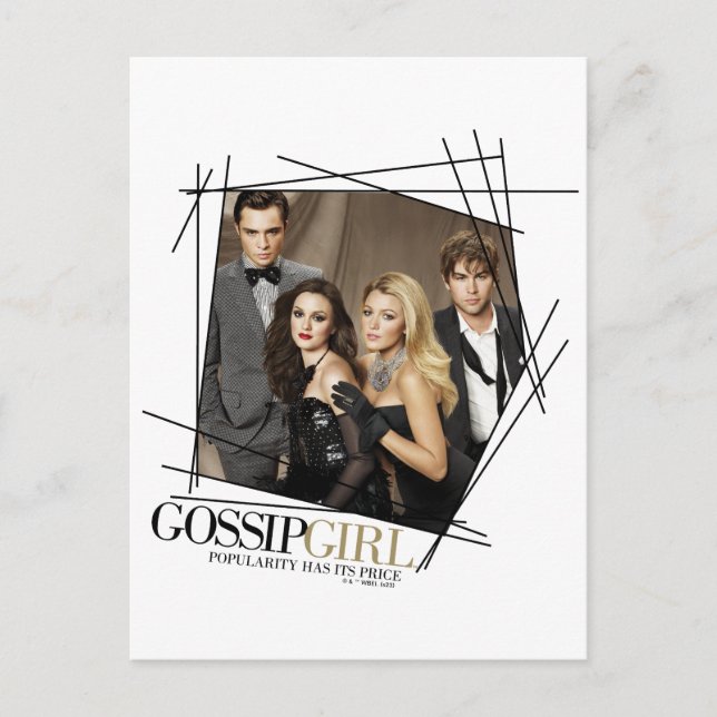Gossip Girl Glamour Group Graphic Postkarte (Vorderseite)
