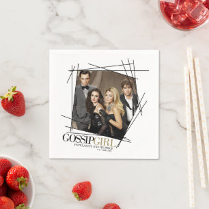 Gossip Girl Glamour Group Graphic Serviette