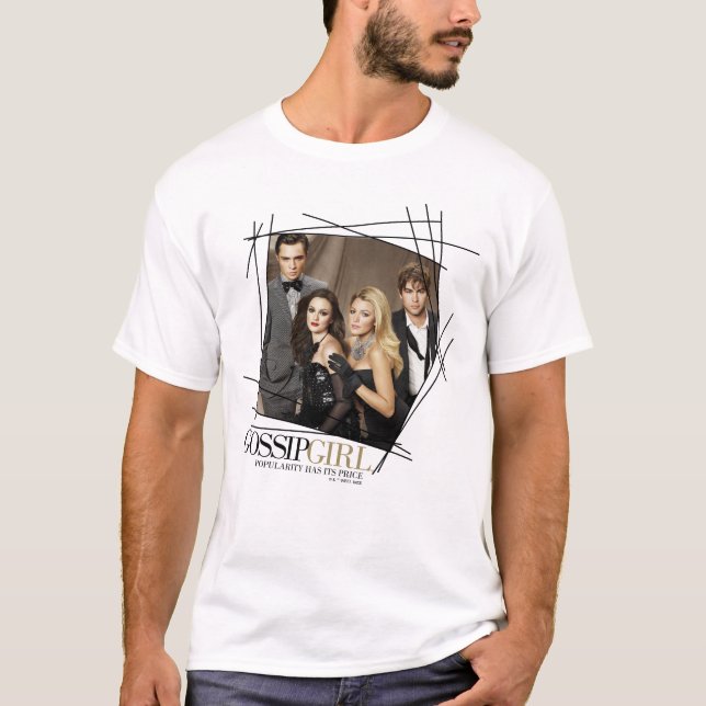 Gossip Girl Glamour Group Graphic T-Shirt (Vorderseite)
