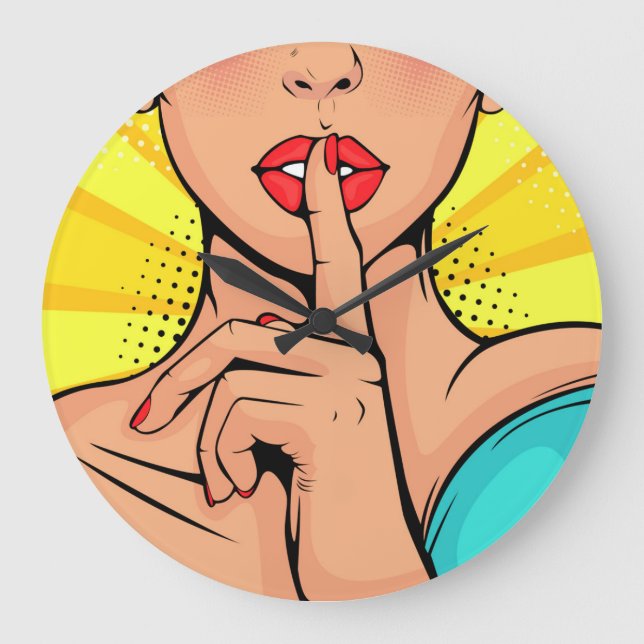 Gossip Girl Große Wanduhr (Vorderseite)