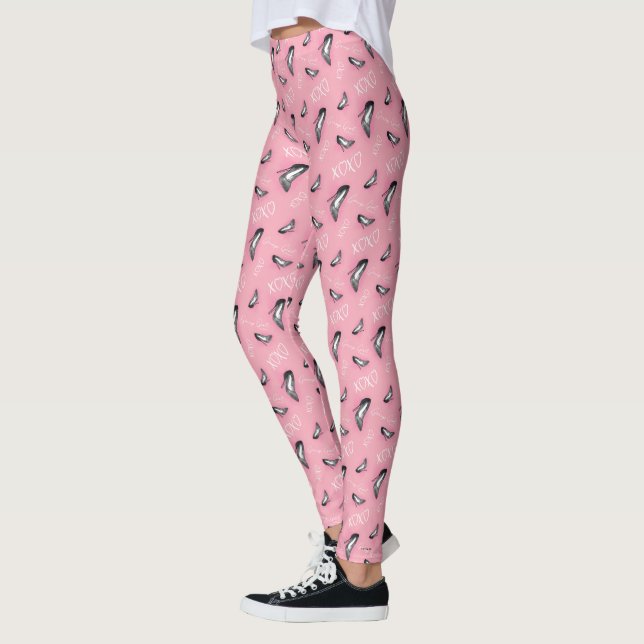 Gossip Girl High Heels Muster Leggings (Links)