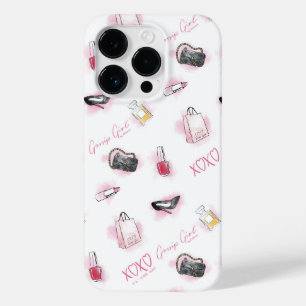 Gossip Girl Makeup Muster Case-Mate iPhone 14 Pro Hülle