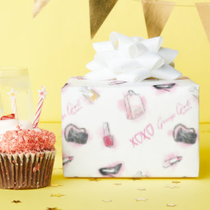 Gossip Girl Makeup Muster Geschenkpapier