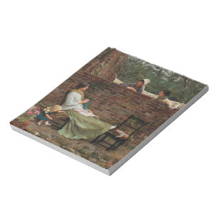Gossip - John William Waterhouse Notizblock