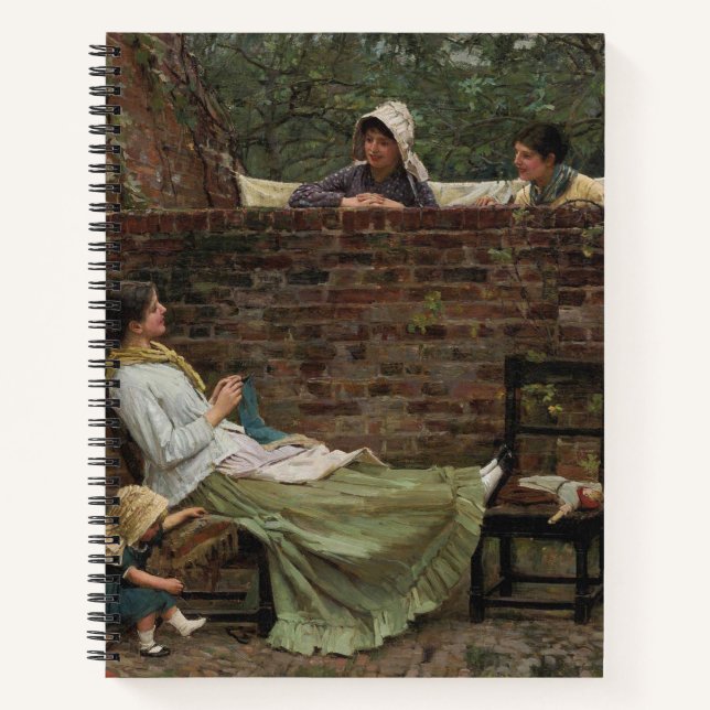 Gossip - John William Waterhouse Notizbuch (Vorderseite)