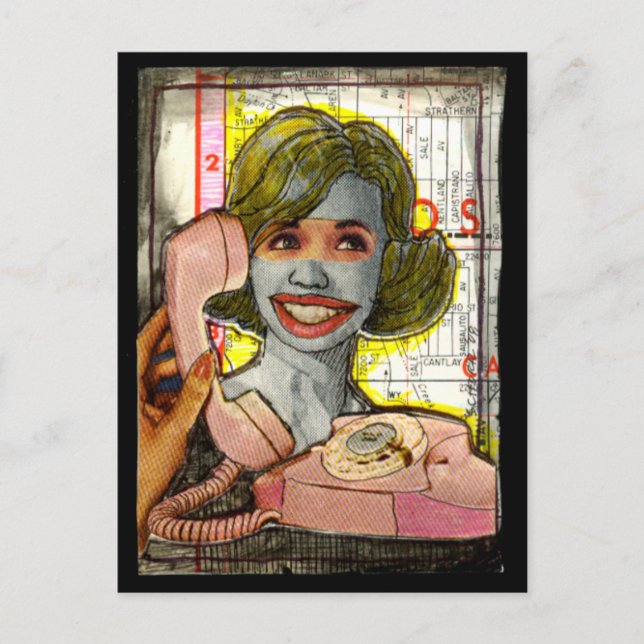 Gossip Postcard Postkarte (Vorderseite)