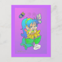 Gossiping Fairy Postcard