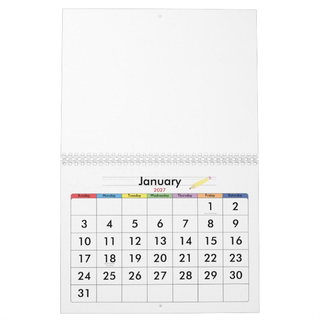 Gost Kalender (Jan 2027)