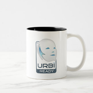 Gostai Urbi groß und schwarz Zweifarbige Tasse