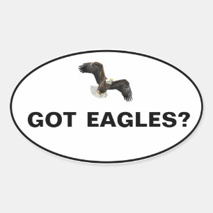Got Adler? Ovaler Aufkleber