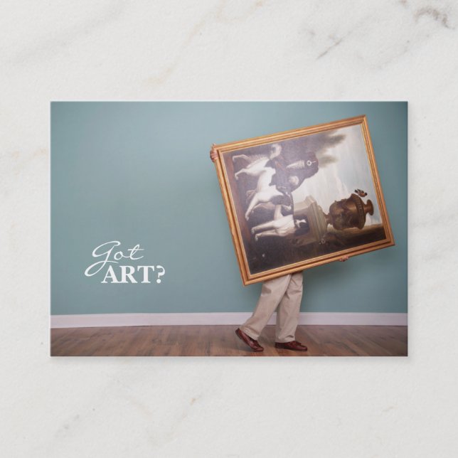 Got Art? Chubby Business Cards Visitenkarte (Vorderseite)