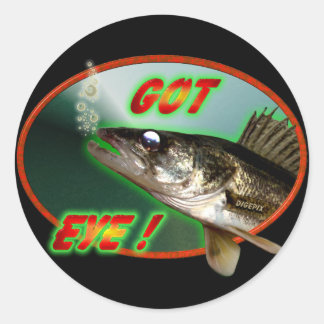 Got Augen! Runder Aufkleber