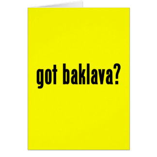 got Baklava?