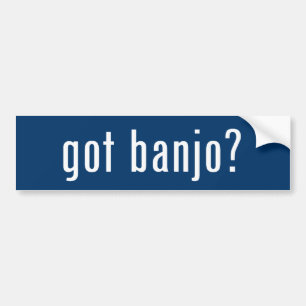 got Banjo? Autoaufkleber