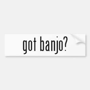 got Banjo? Autoaufkleber
