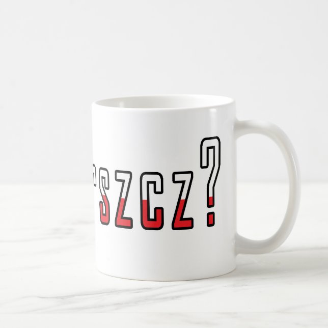 got barszcz? Flagge Tasse (Rechts)