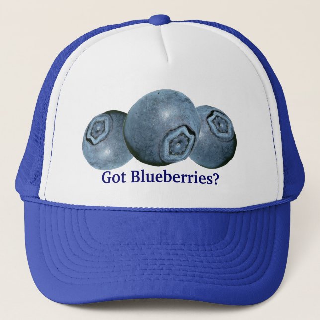 Got Blaubeeren? Truckerkappe (Vorderseite)