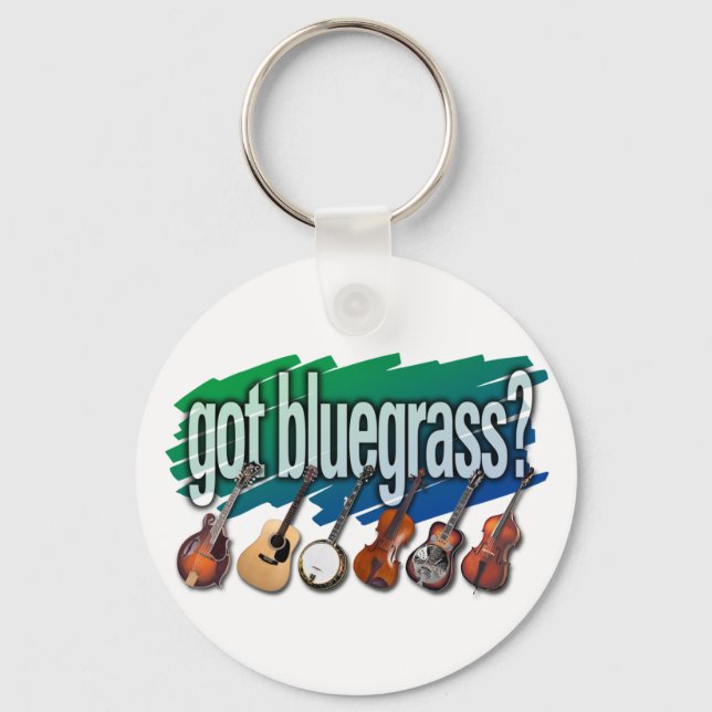"Got Bluegrass?" Schlüsselanhänger (Vorderseite)