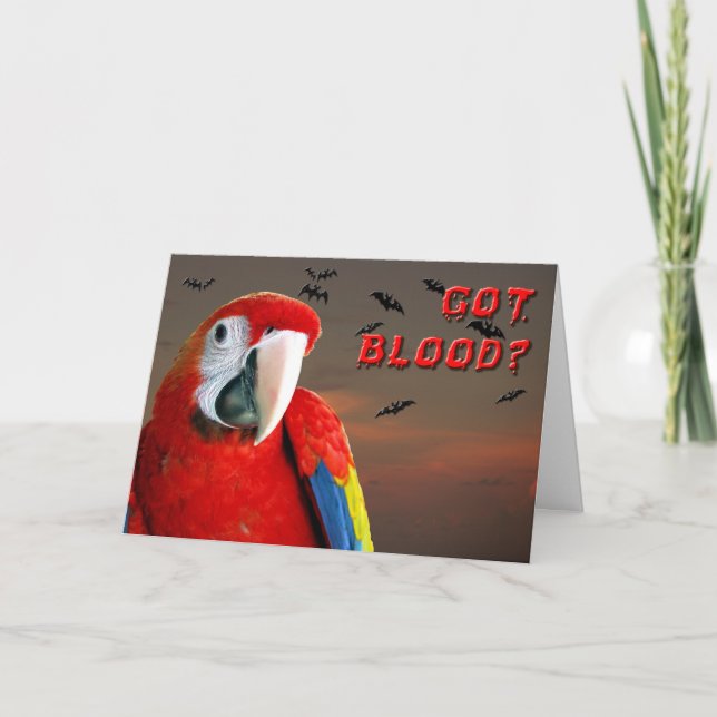 Got Blut? Karte (Vorderseite)