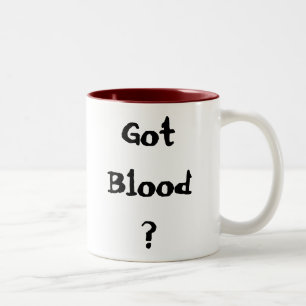 Got Blut? Zweifarbige Tasse